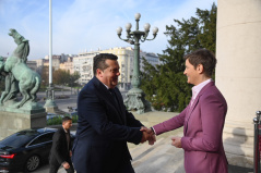 19. novembar 2024. Predsednica Narodne skupštine Republike Srbije Ana Brnabić i predsednik Narodne skupštine Republike Srpske Nenad Stevandić